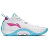 Li-Ning Wade Shadow 5 Buzzer Beater Sneakers da Uomo Bianco Blu Rosa ABPT053-2