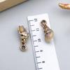 Gold Electroplated Acrylic Conch Pendant Charm for DIY Bracelets and Necklaces