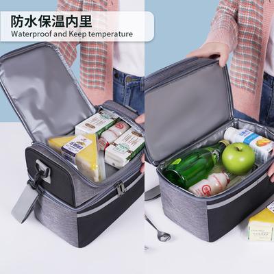 Crossbody Fresh-keeping Lunch Bag, Multi-functional Portable Handbag, Office Worker Bento Bag, Small Bag, Thermal Insulation Bag