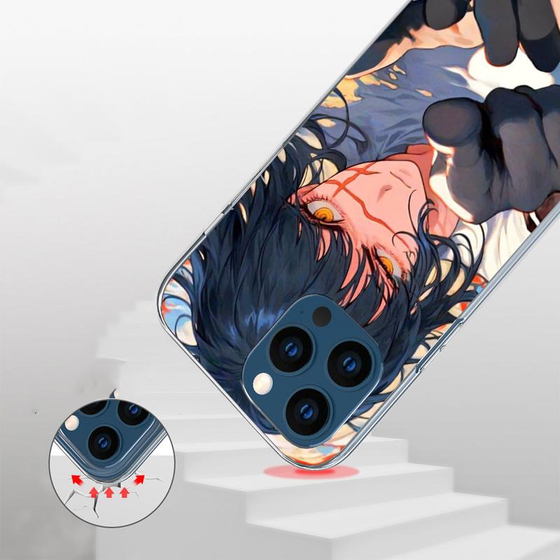C-Chainsaw Mans Yoru War Devil Phone Case For iPhone 17 Air 16 15 Pro Max 14 Plus 13 Mini 12 11 Cover 7 8 SE Silicone Shell Prin
