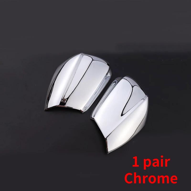 

For Geely XingYue Tugella FY11 Car Carbon Fiber Chrome Rear View Wind Door Side Mirror Cover Cap Lid Shell Chrome