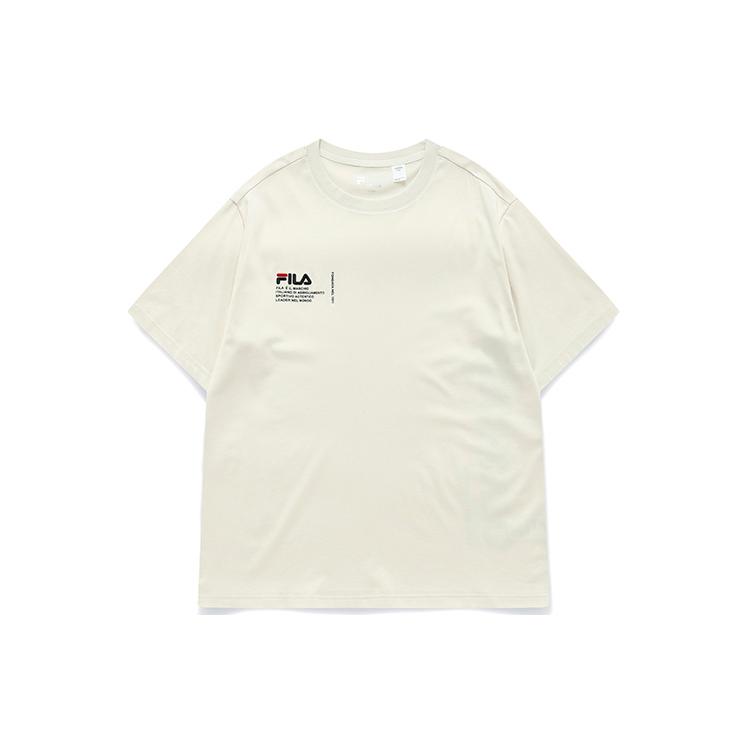 FILA T-Shirt Men's Chrysanthemum White F11M219105FIV