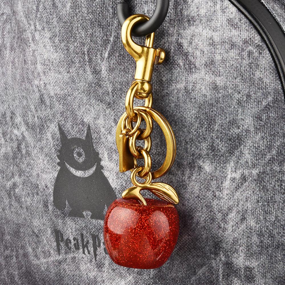 Apple Keychain, Bag Pendant, Women'S Bag Jewelry, Exquisite Car Keychain.