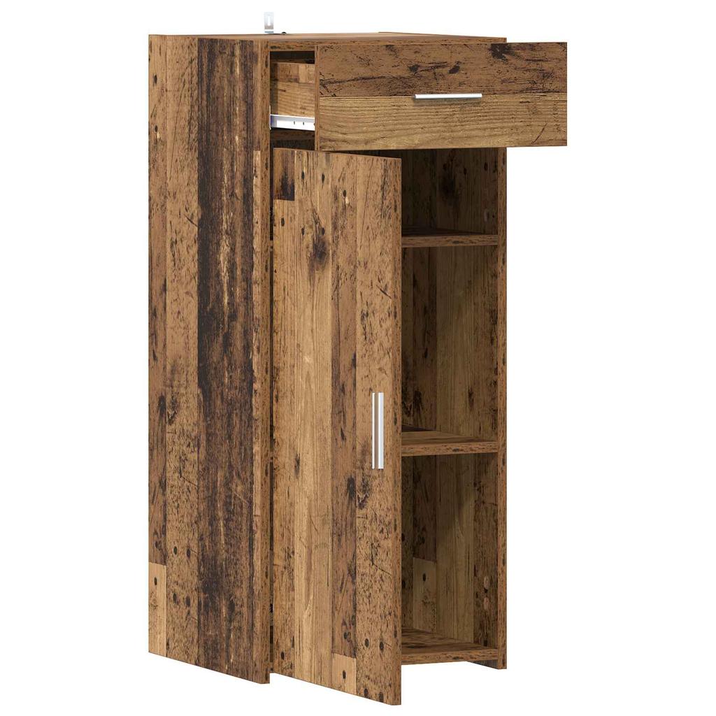 Storage Cabinet Reclaimed Wood Style 40 x 42.5 x 93 cm Engineered Wood