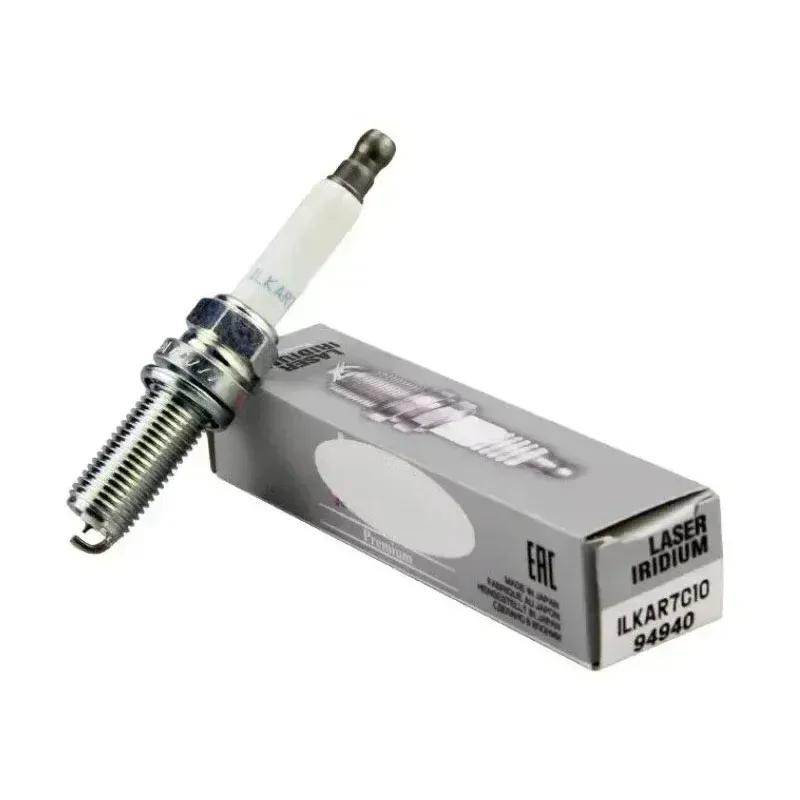 4/6Pcs Original ILKAR7C10 94940 Laser Iridium Platinuim Spark Plug For JAGUAR F-Type XF XJ Range Rover Discover 5.0