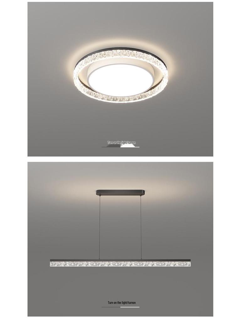 Luxury High-End LED Ceiling Light for Living Room and Bedroom Home Décor