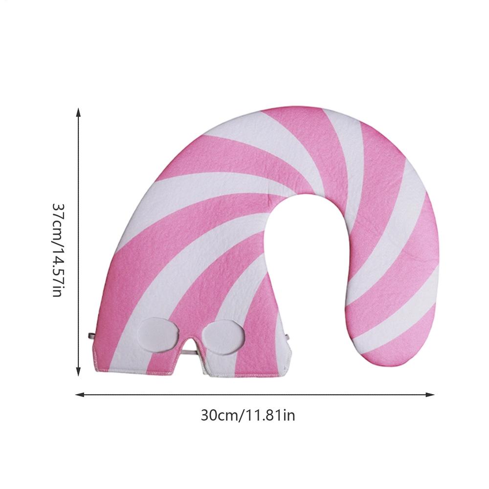 

Christmas Hats Cute Funny Stripped Headwear Face Cover Design Candy Cane Christmas Hat for Adults Holiday Costume Party 37x30cm