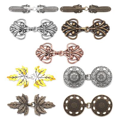 1 pièce Gilet Vintage Clip Canard Broche Fermoir à Coudre DIY Fermoir pour Châle de Femme Col de Chemisier Fermoir pour Pull Écharpe Accessoires Charme Mode