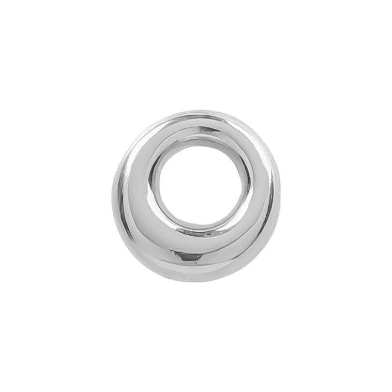 100% Stainless Steel Heart Charms For Jewelry Making Bracelets Earrings Accessories 6pcs/Lot Silver Color Irregular Pendant Bulk