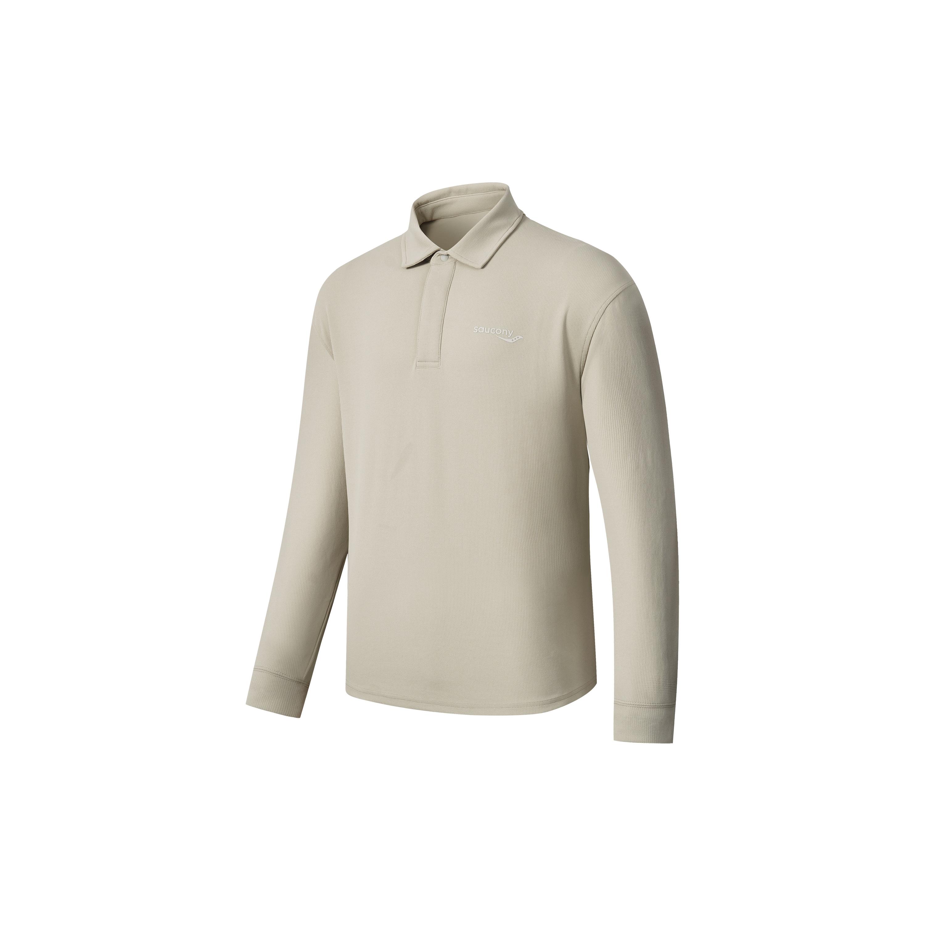 Saucony Polo Shirt Men s Light Heather Green Khaki SC2249117A-KH11 XL