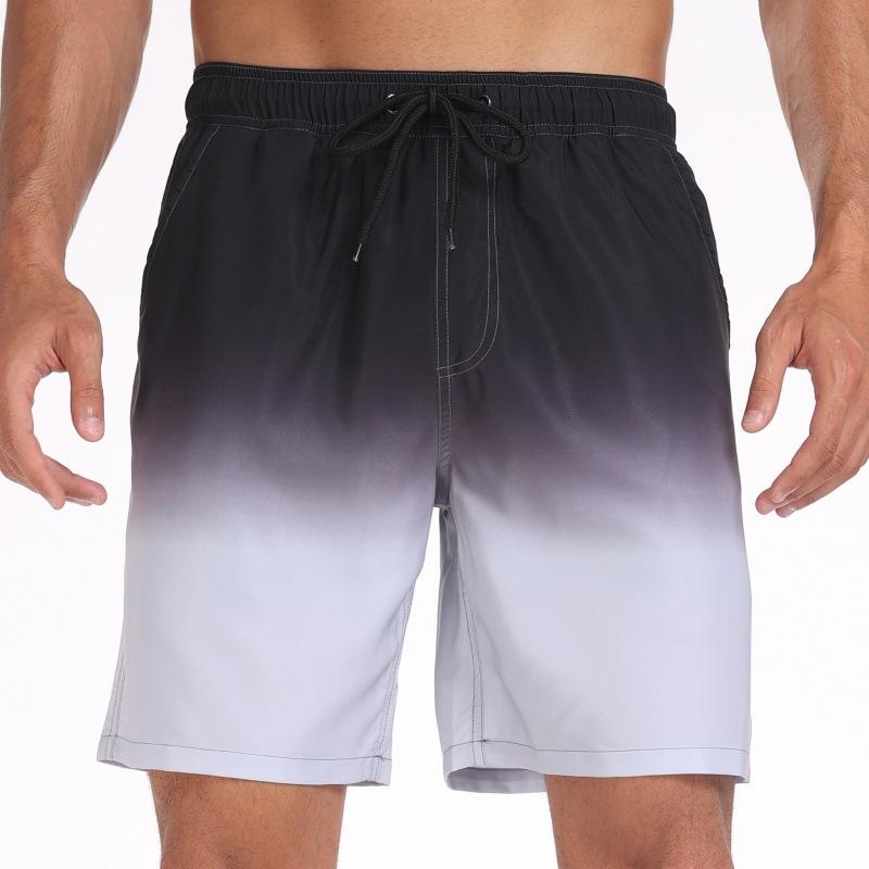 GD summer new men's shorts fashion vacation pants men's four corners milk silk lining