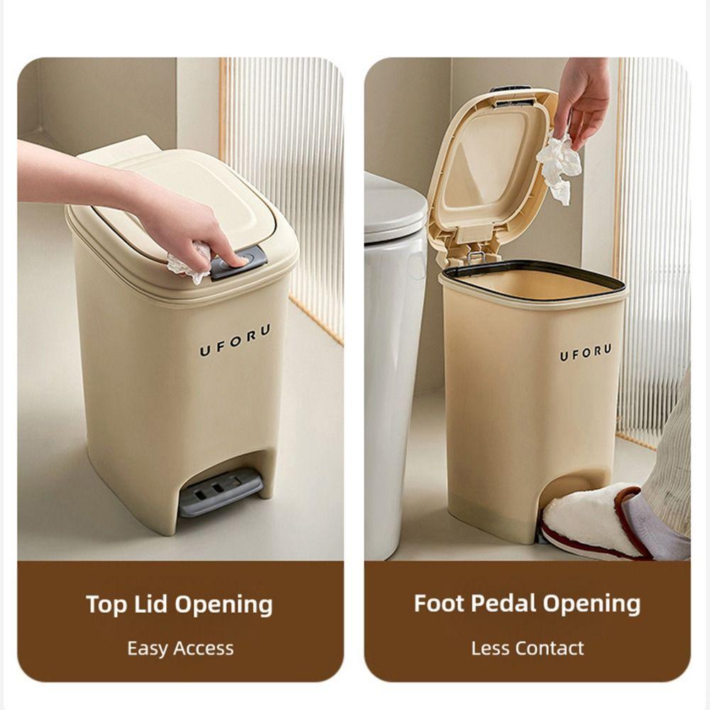 Mit Deckel Mülleimer 8/10/15/20L Abfalleimer Kreativer Mülleimer Haushalt