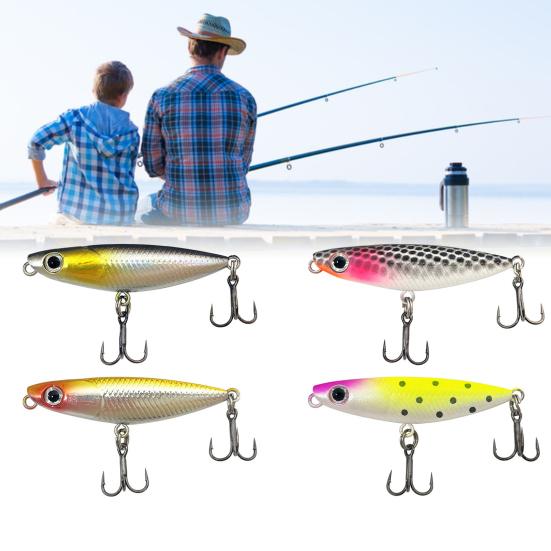 

48 мм / 2 г Рыболовная приманка Имитация Увеличение скорости рыбы Многоразовый верхний карандаш для рыбалки Жесткая приманка Рыболовные принадлежности