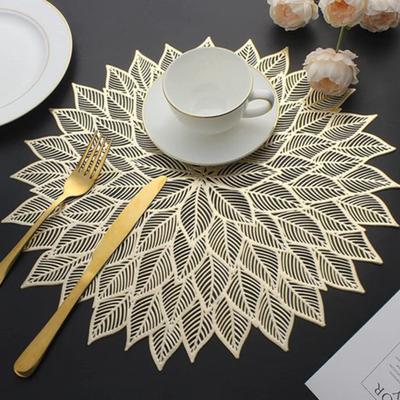 Tafel Placemat Creatieve Bladvormige Placemat Eettafel Beschermmat voor Thuis Keuken Decoratie