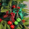Glocken Weihnachtsdeko Schleife Jingle Bells Feiertagsdeko Partyzubehör Heimdekorationen für Veranda Fenster Wand Kamin Wohnzimmer