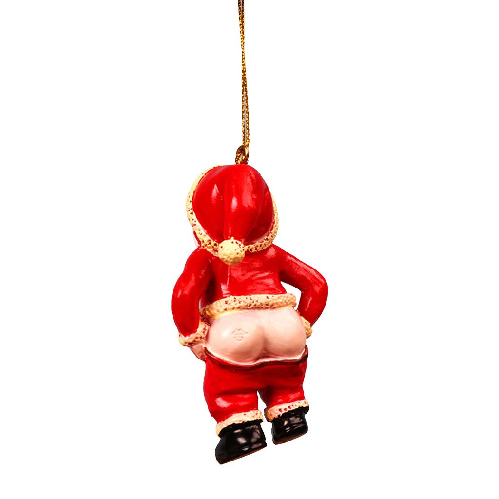 Christmas Resin Funny Pendant Hanging Gift Holiday Party Front Door