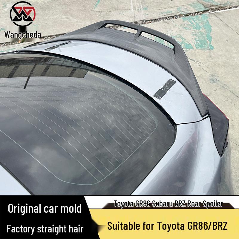 Carbon Fiber Rear Spoiler and Dual Hole Diffuser Wing for 2022+ Subaru BRZ & Toyota GR86.