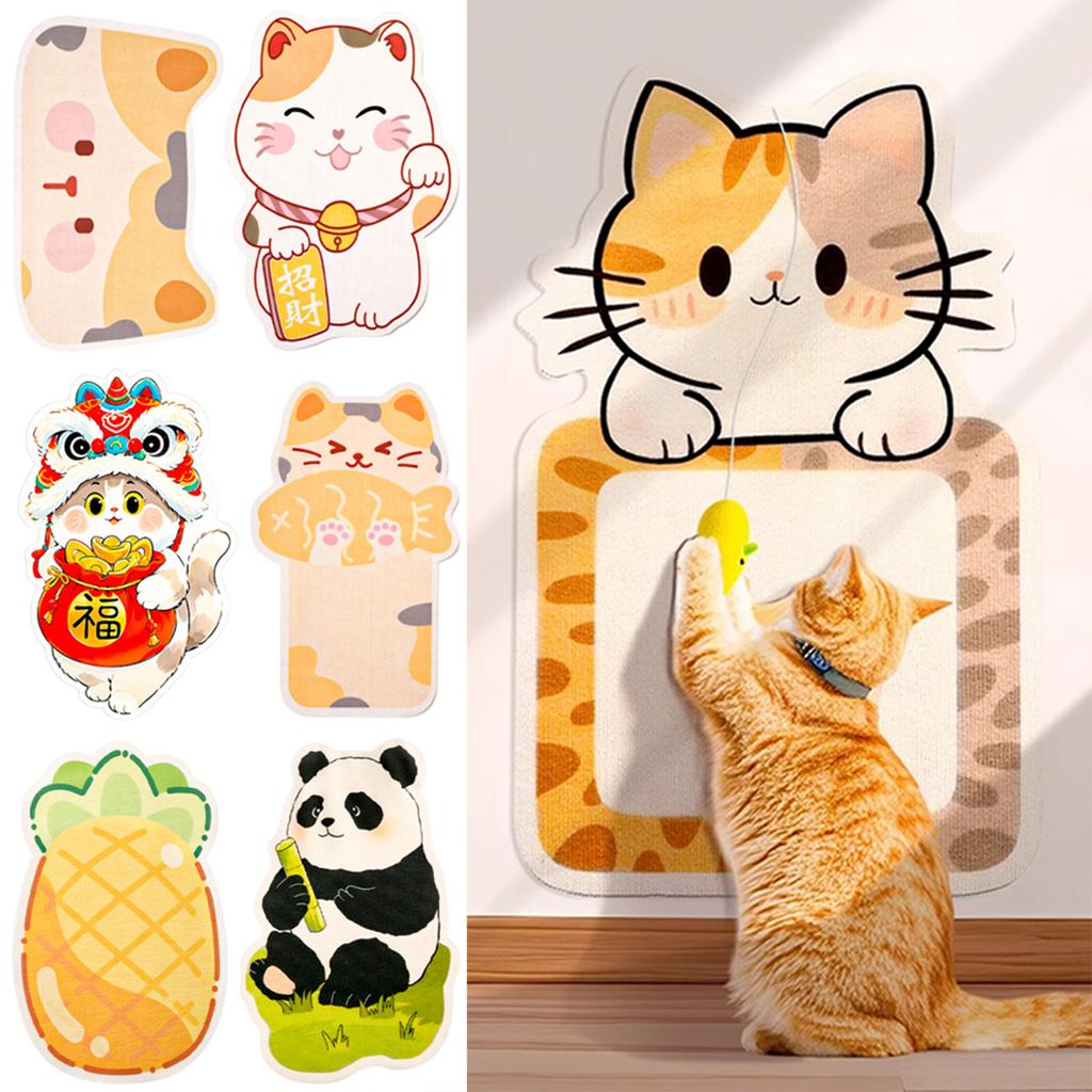 2026 Cat Scratch Wall Protector Adhesive Cat Scratch Pad Wall Mounted Furniture Protection Anti-Scratch Mat Pet Supply