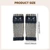 Fingerless Gloves Cold Weather Fashion Wrist Warmer Knit Sleeves for Women