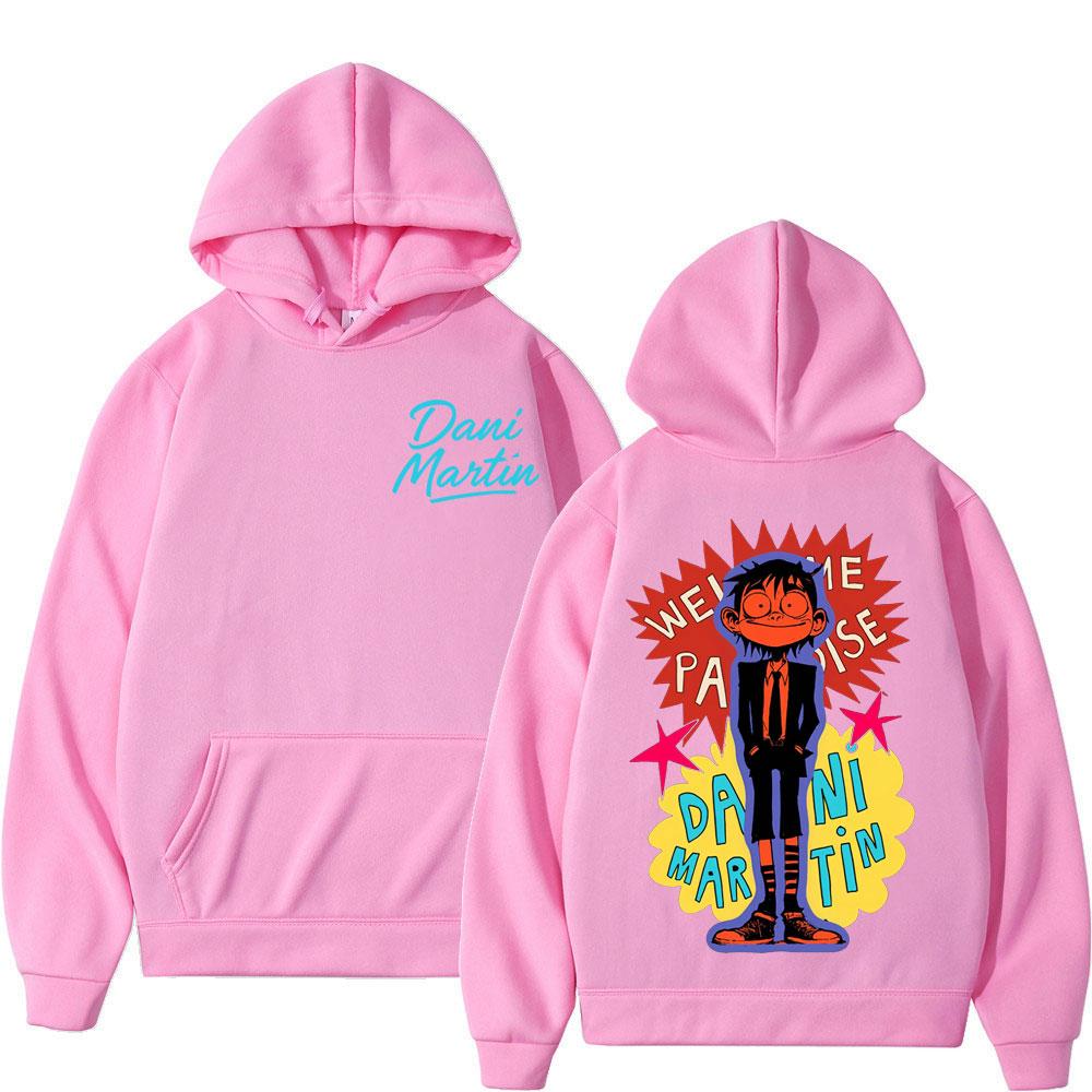 Singer Dani Martin Fashion Vintage Graphic Hoodie Men Women Harajuku Pullover Long Sleeves Sweatshirt Fan Gifts