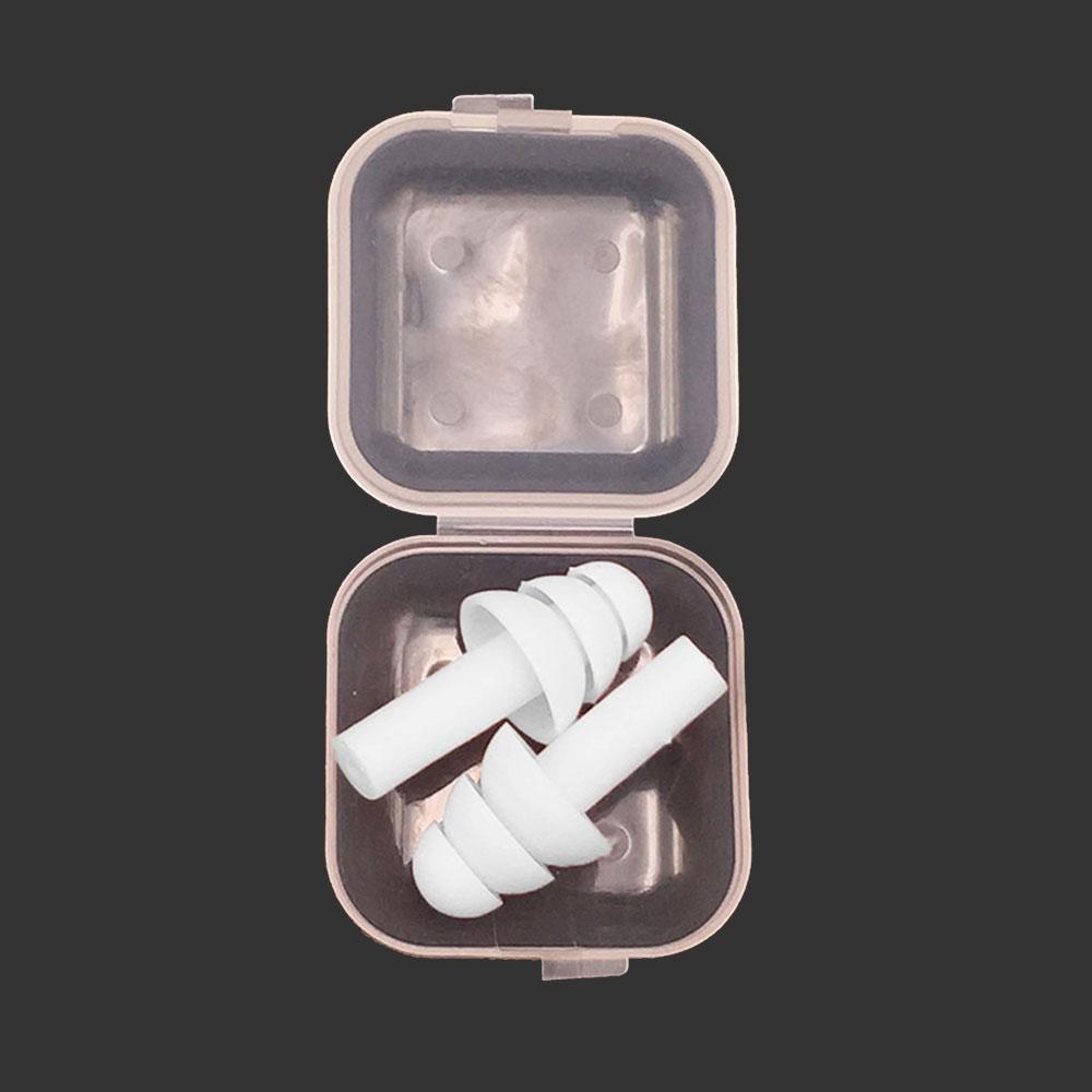 

Silicone World Silicone Ear Plugs Sound Insulation Ear Protection Anti Noise Sleeping Snoring Noise Reduction swimming Earplugs белый