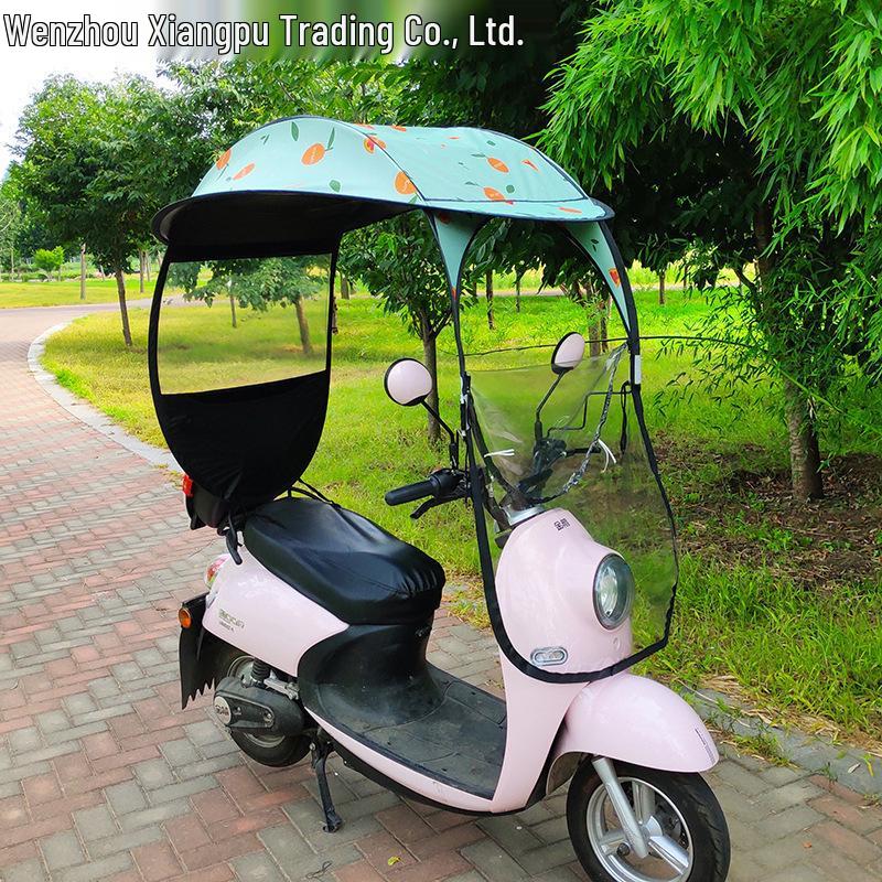 Stříška na elektrokolo: Plážový přístřešek odolný proti dešti a větru