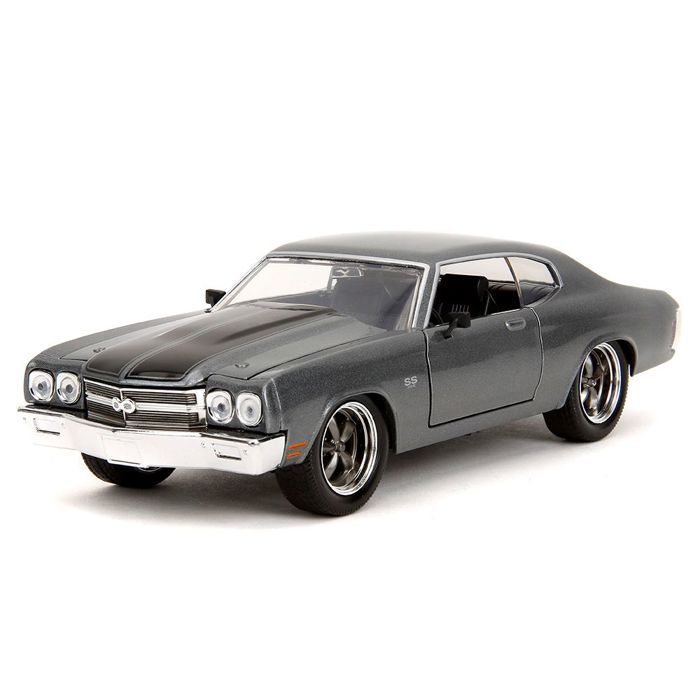 Miniature Die-Cast - JADA - 1970 Chevrolet Chevelle SS - Fast &amp; Furious - Échelle 1:24 - Noir