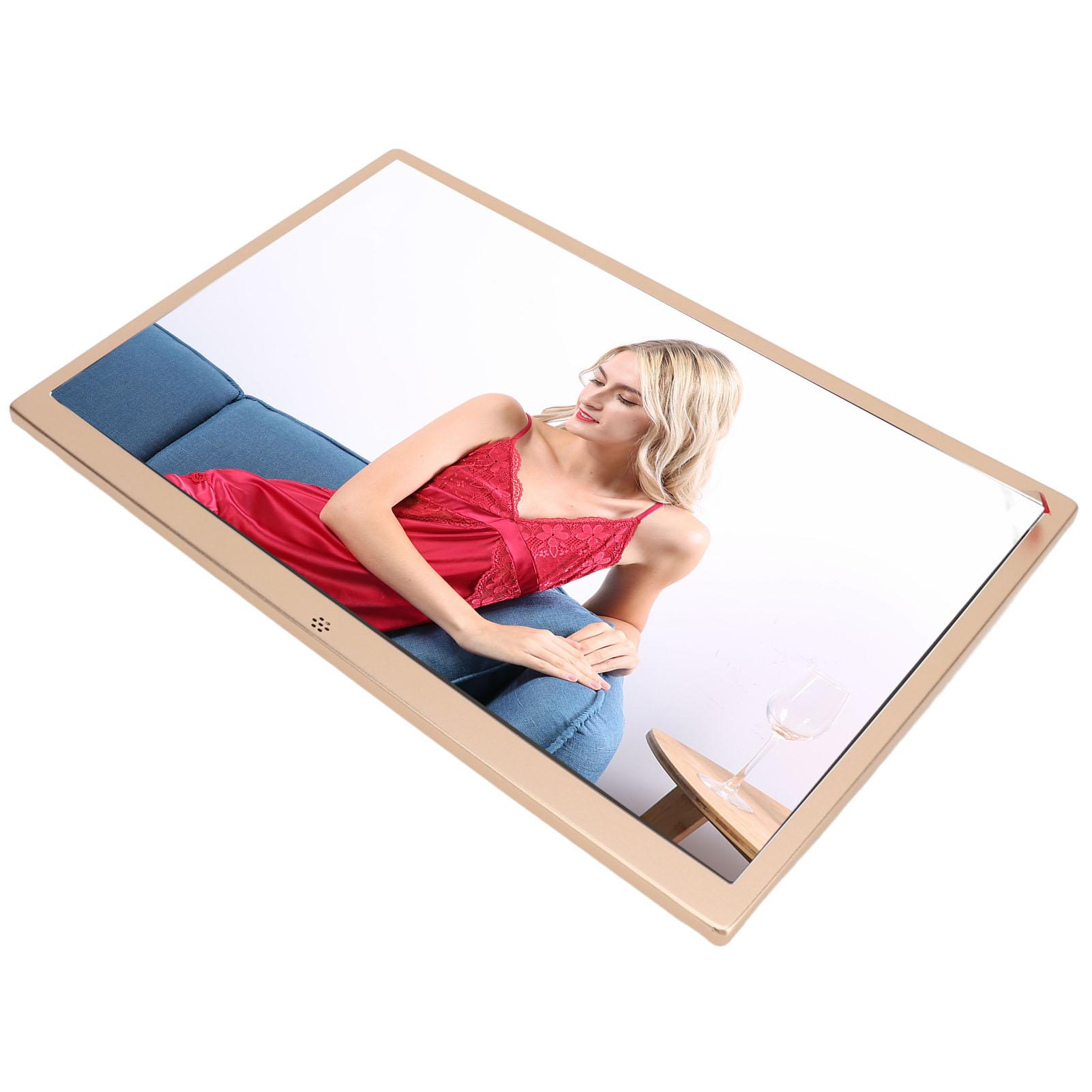 

15,2-дюймовая цифровая фоторамка из алюминиевого сплава, ультратонкая цифровая фоторамка с разрешением 1280x800 US Plug