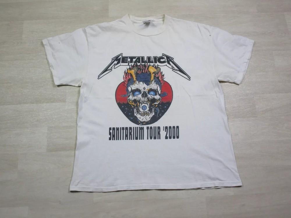 Metallica Sanitarium Tour 2000 Репринт Чикагская скоростная трасса S-4XL Унисекс футболка XL
