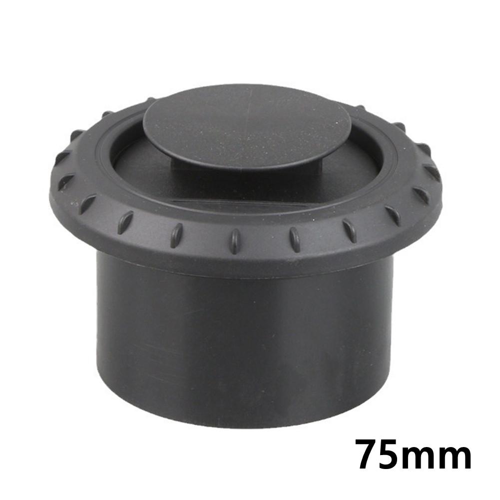 60mm/75mm Diesel Heater Duct Hose Pipe Air Vent Outlet Rotatable Black