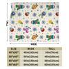 Christmas  Blanket S-Sesames Streets Picnic Flannel Throw Blanket For Couch Chair Soft Warm Quality Bedspread Birthday Present