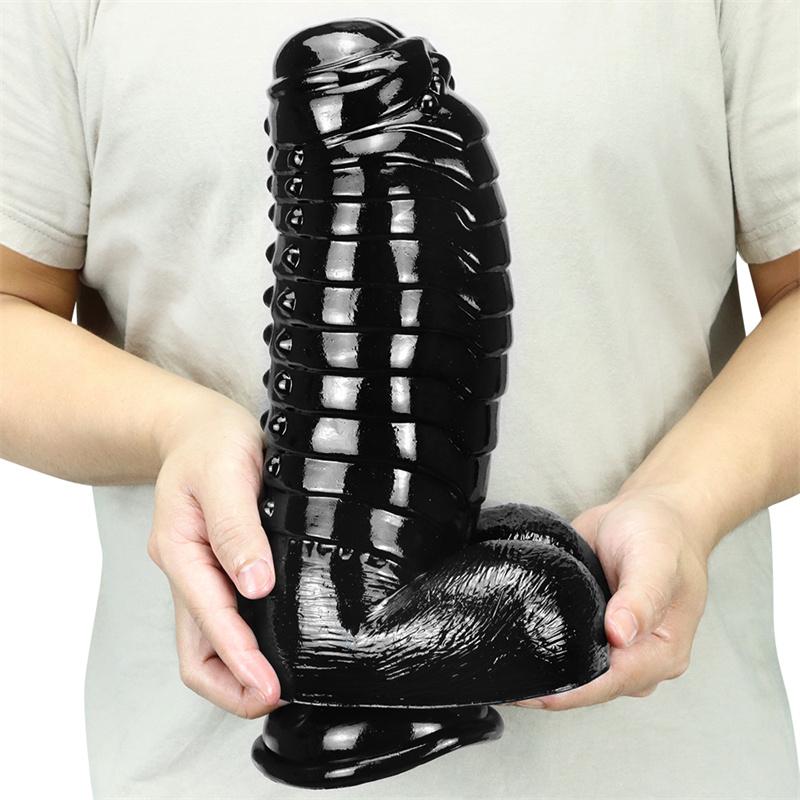 9,8 cm Giant Anal Expansion Expansion Heteroseksuell Giant Anal Plug Simulering Penis Penis Ekstra stor diameter Voksenprodukter