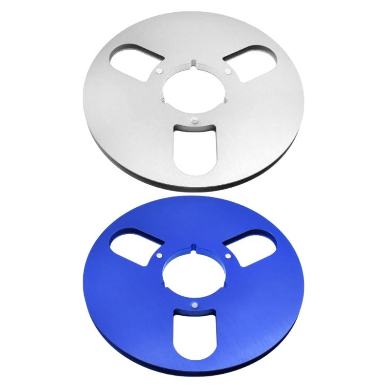 New 3 Hole Aluminum Reel With 1/4 10.5Inch Open Tape And Nab Hub Disk For Professional Recording