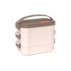 3 Layers Stainless Steel Food Storage Container Sealed Design Food Snacks Box  Student School