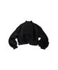 Antiqua Fringe Knit Long One Size Black Women's Top, Sleeve, ESA-00183, 05,