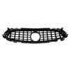 For Panamericana GT   Grille With Camera Holes Replacement for   EClass W213 C238  13 Facelift 2021+(Gloss Black )