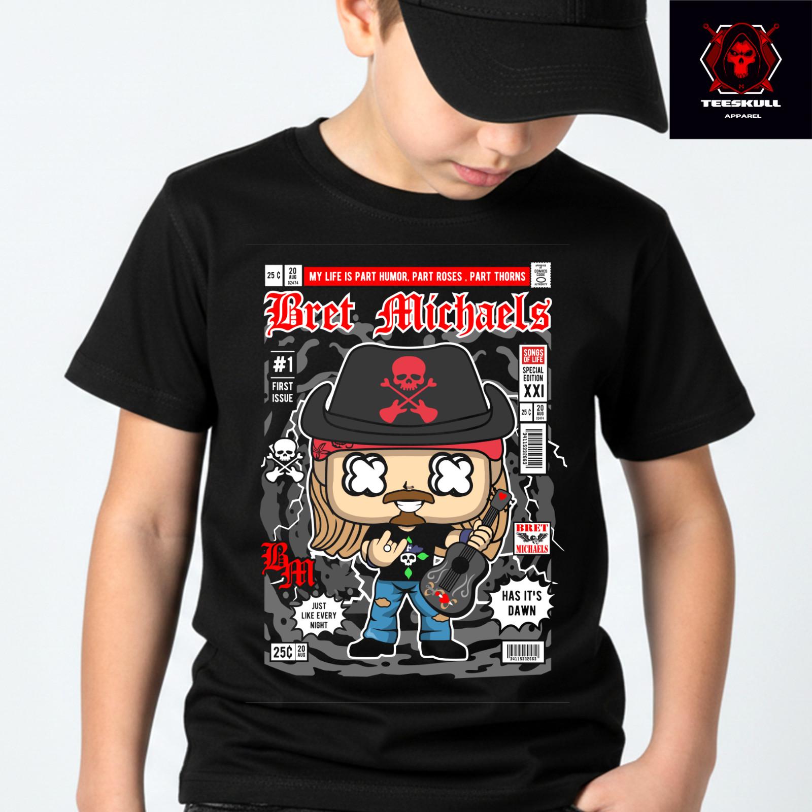 Bret Michaels Poison Classic Rock Legend Premium Cotton T-Shirt 2XL