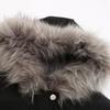 Women's Winter Long Thickening And Velvet Keeping Warm Casual Coat With Hat