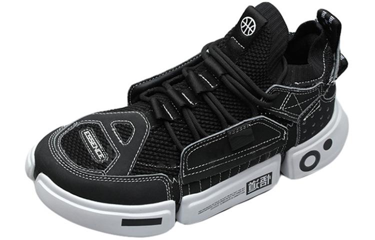 LiNing Essence ACE Anti-Slip And Wear-Resistant Lightweight Low-Top Vintage Basketball Shoes Women's Black White AGBN062-13