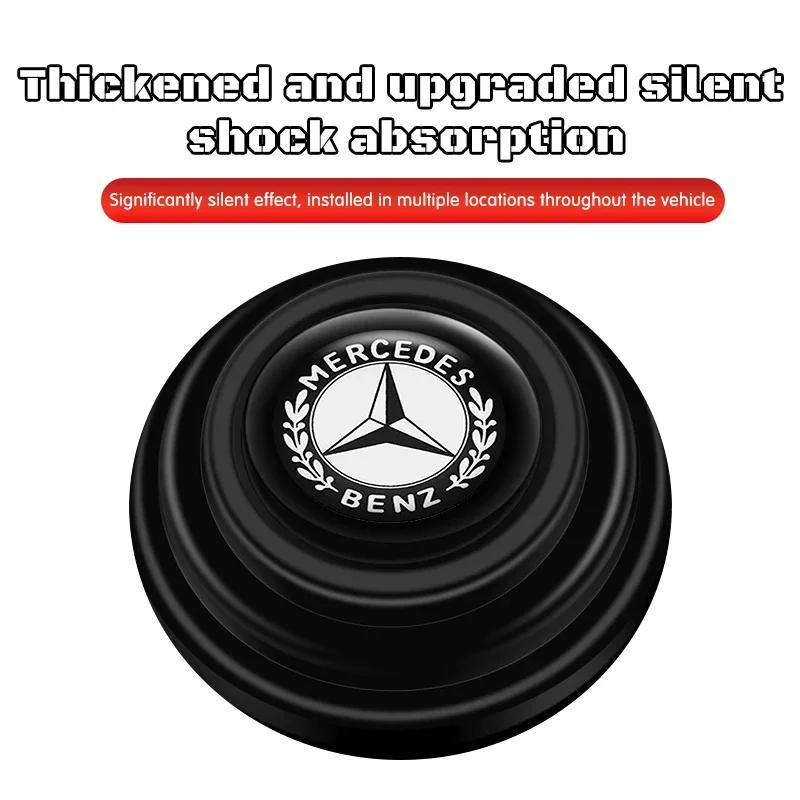 CRI1Car Door Shockproof Silicone Gasket Buffer Pad Sticker For Mercedes Benz AMG GLE GLS CLS GLC CLA GLA GLK GLB W203 W204 W205 W206