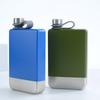 9oz Hip Flask Unbreakable Pocket Wine Bottle Water Pot Liquor Flask  Camping