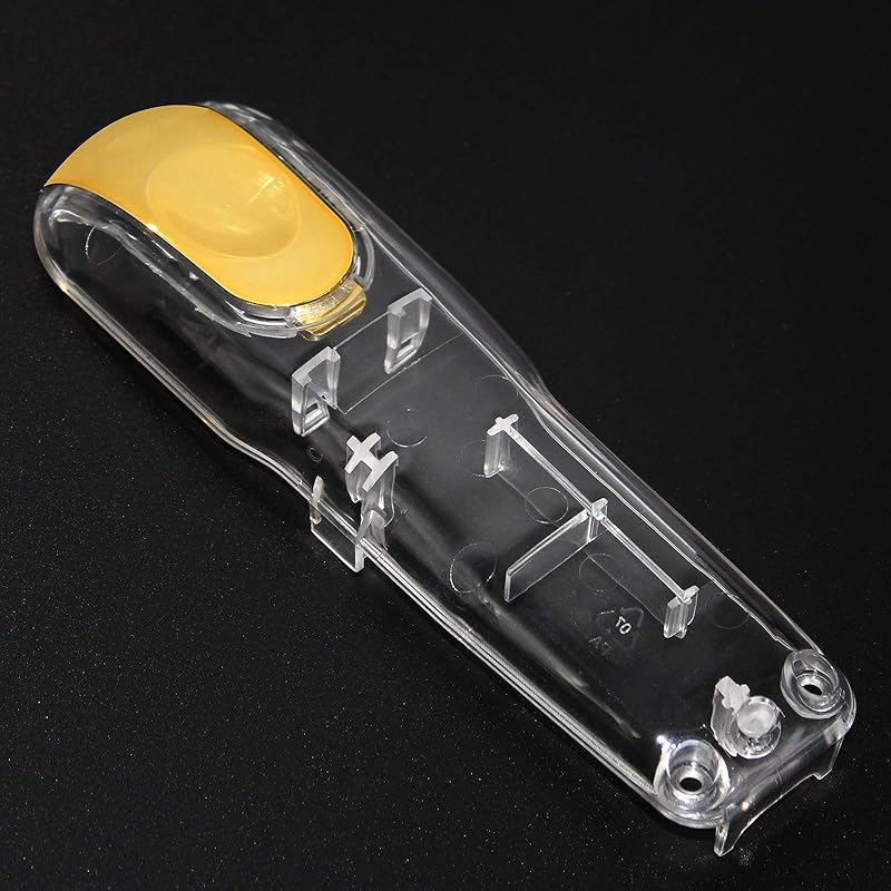 Hair Clipper Transparent Cover, DIY Replacement Clipper Protective Cover for Wahl 5 Star Cordless Magic Clip Clipper # 8148 Transparent Shell Silver