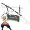 17cm Mini Demon Slayer Katana Anime Kimetsu No Yaiba Tanjirou Shinobu Sword Real Japanese Katana Metal Samurai Sabre Toy Gift