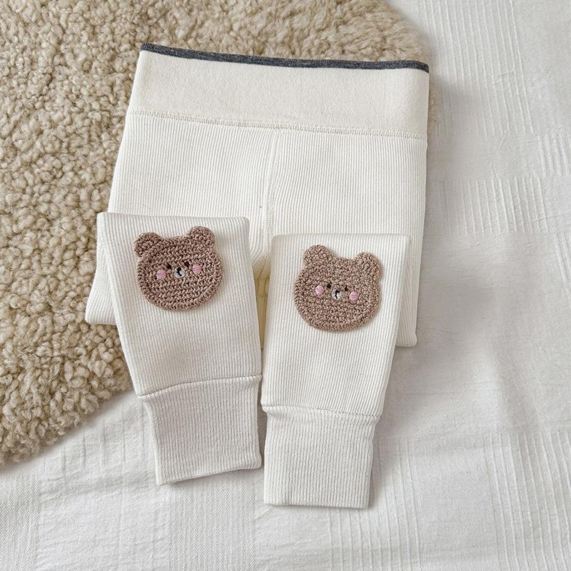 

Children s Girls Tights Cute Cartoon Bear Infant Toddler Baby Pantyhose Newborn Cotton High Waist Winter Kids Leggings XL белый