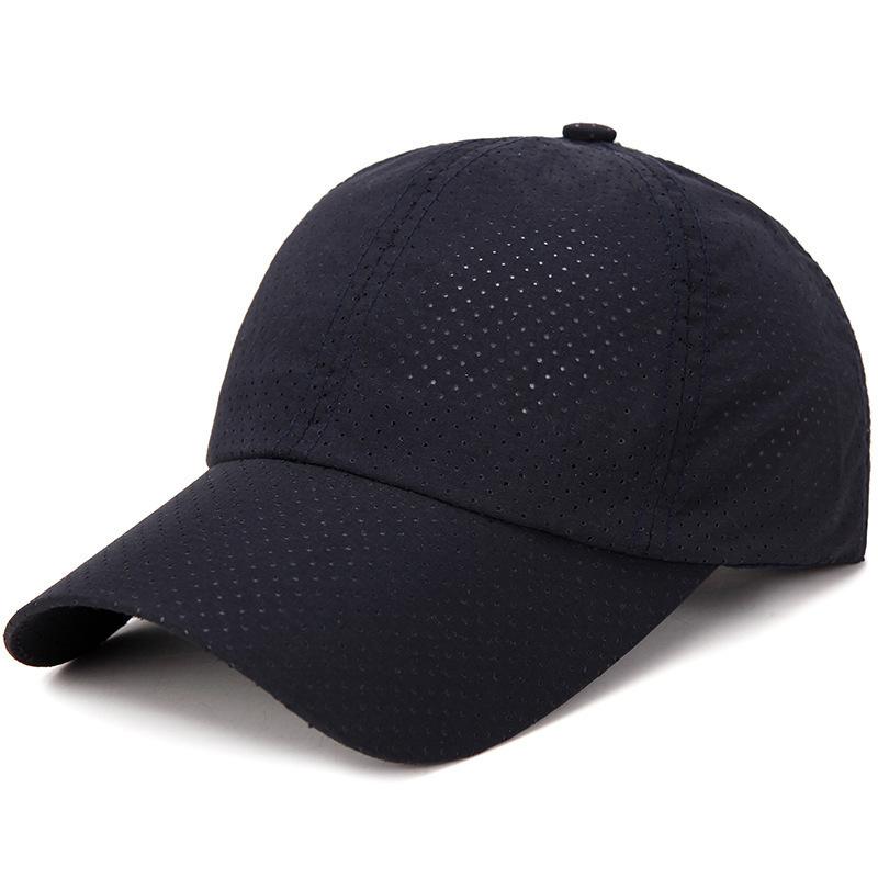 Sun Hat UV Protection Quick-dry Fishing Baseball Cap Long Visor Sun Protection Hat Plain Perforated Outdoor Breathable
