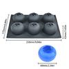 Silicone Molds For Baking Blueberry Shape Mousse Cake And Dessert Puddings with 6 Cavity Design for Home Baking