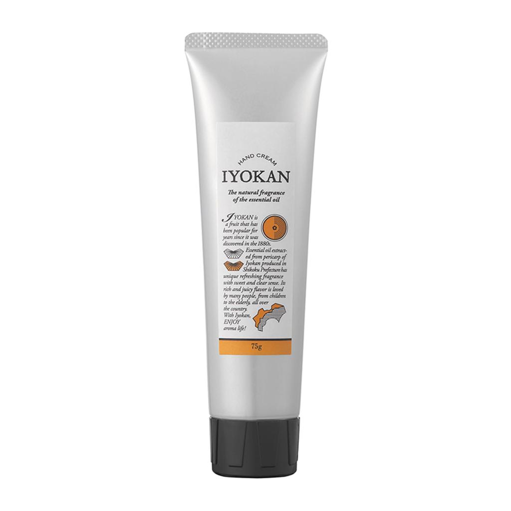 Daily Aroma Iyokan Hand Cream from Ehime and Kagawa Made In Hand A Great Gift (75g) Prefectures, Japan. Moisturizing, Citrus-Flavored Care. Idea.