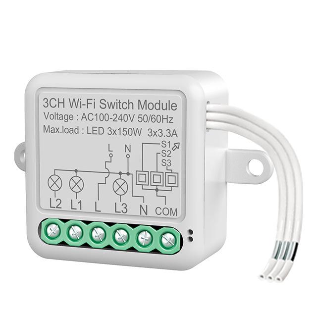 

Умный WiFi выключатель Tuya с таймером и дистанционным управлением - от одинарного до четверного