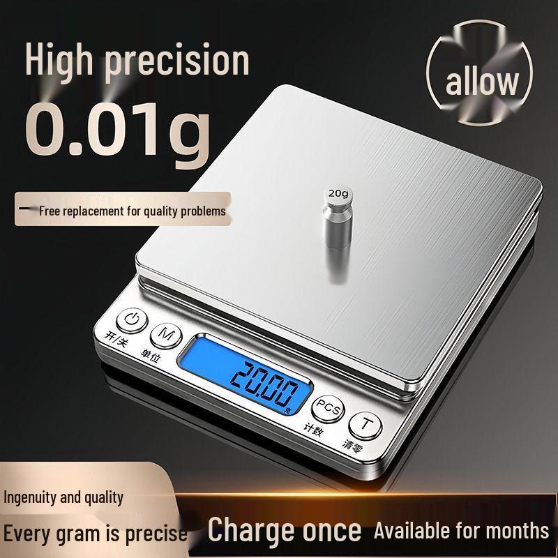 Köksvåg med hög precision för bakning och matlagning