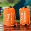 Outdoor Pe Aluminum Foil Emergency Sleeping Bag Simple Cold Proof Disaster Relief Emergency Warm Bag Raincoat Tent Storage
